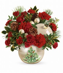 Teleflora's Classic Pearl Ornament Bouquet In Louisville, KY, In Kentucky, Schmitt's Florist